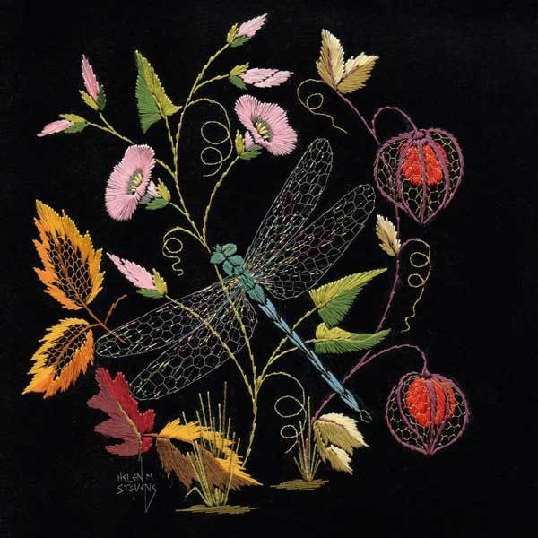 Helen M Stevens - Dragonfly Embroidery