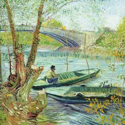 Fishing in the Spring by Van Gogh