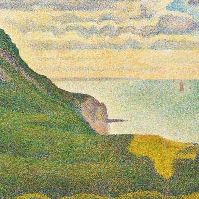 Seascape at Port-en-Bessin by Georges Seurat