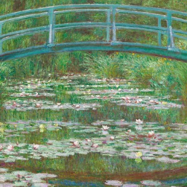 The Japanese Footbridge by Claude Monet