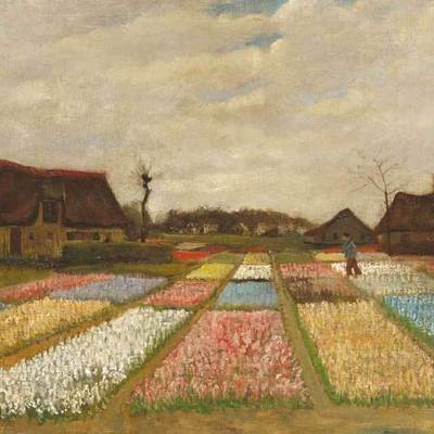 Flower Beds in Holland by Van Gogh