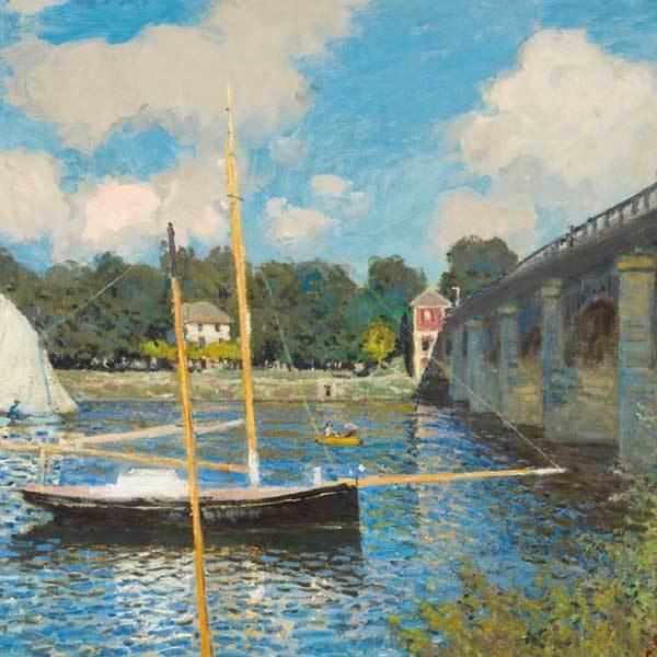 The bridge at Argenteuil by Claude Monet