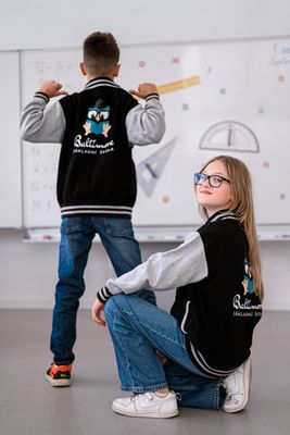 Dětská mikina se zapínáním na druky Baltimore