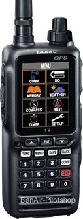 Yaesu FTA-850L Transceiver - 8,33 / 25 kHz Frequency Pattern Bluetooth, 66-Kanal WAAS GPS, VOR and ILS