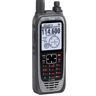 ICOM Aviation Radio Handheld IC-A25NE - NAV &amp; COM Channels, GPS Receiver, Bluetooth