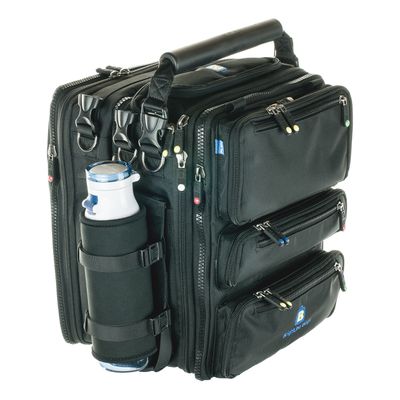 Modulaire BrightLine Bag pilottentas met open compartimenten en accessoires zichtbaar