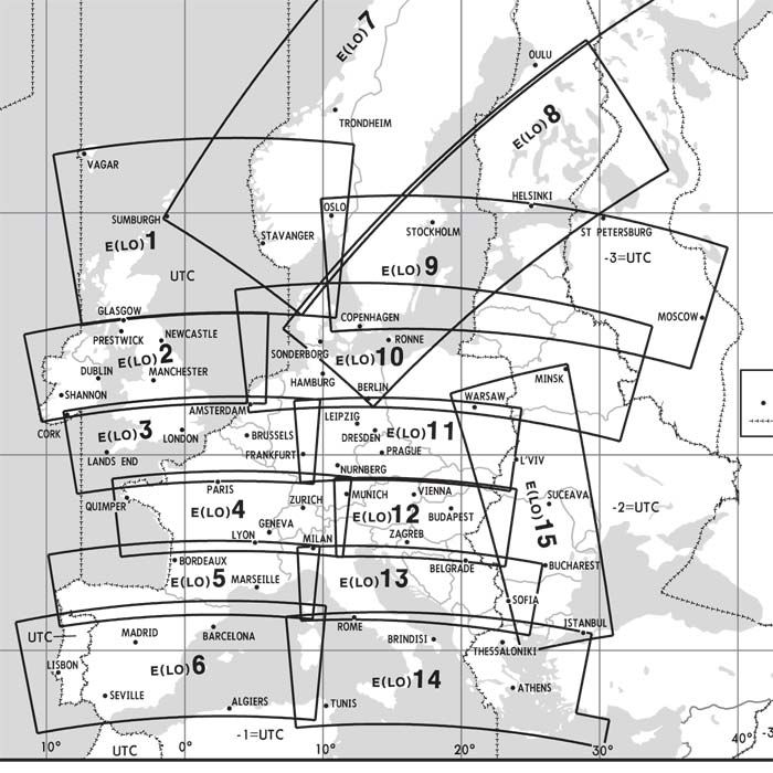 IFR-navigatiekaart op schaal 1:500.000 met NAVAIDs, luchtruimstructuur en aerodrome frequenties – dubbelzijdig bedrukt 