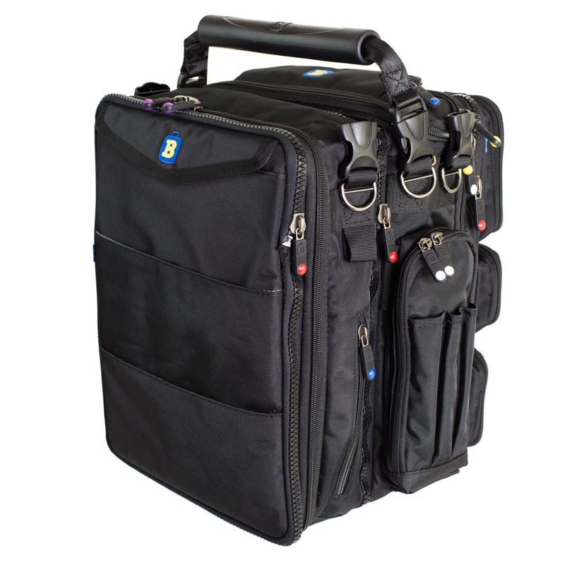 BrightLine B7 FLIGHT modulaire piloten tas – geschikt voor VFR/IFR-uitrusting, met ruimte voor headsets, iPad en radio