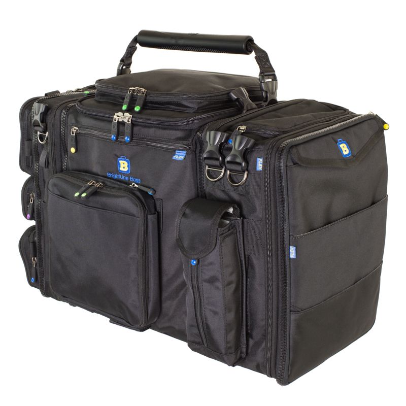 BrightLine B18 Hangar – modulaire piloten tas met 39 compartimenten voor headset, tablet, radio en reisuitrusting