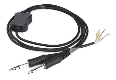 Headset Reparatieset – Snoer met dubbele plug (1/4” &amp; 3/16”)