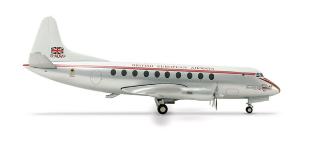 Herpa wings Vickers Viscount 701 scale 1:200 BEA