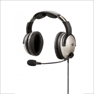 Lightspeed ANR pilotenheadset met microfoon, modern ontwerp en hoog draagcomfort
