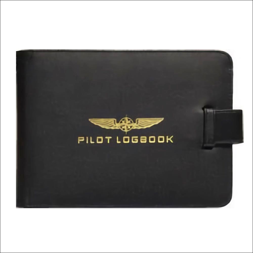 Aircraft Logbook Cover Pilot-Black