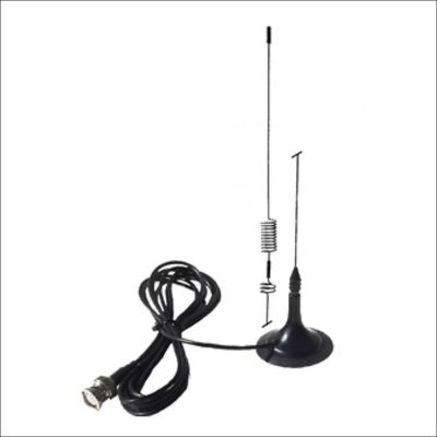 Albrecht AE Miniscan MAG magnetic base antenna – compact wideband 0.5–2000 MHz with BNC