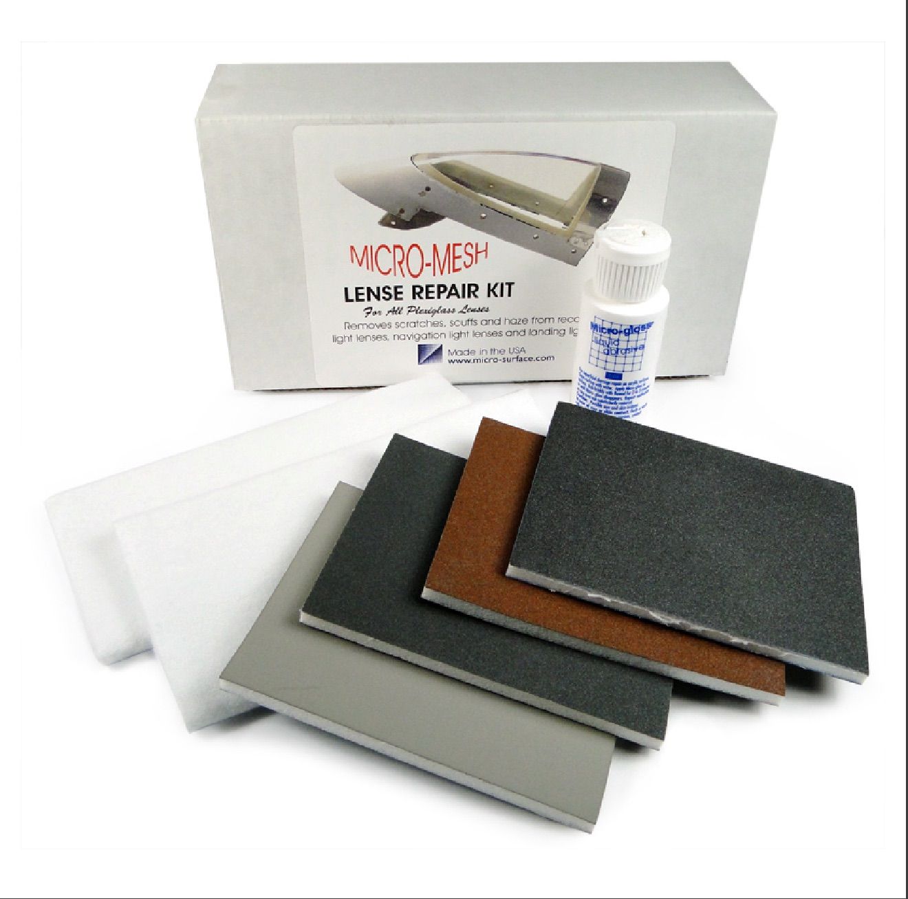 Acrylic Lens Repair Kit for restoring acrylic surfaces