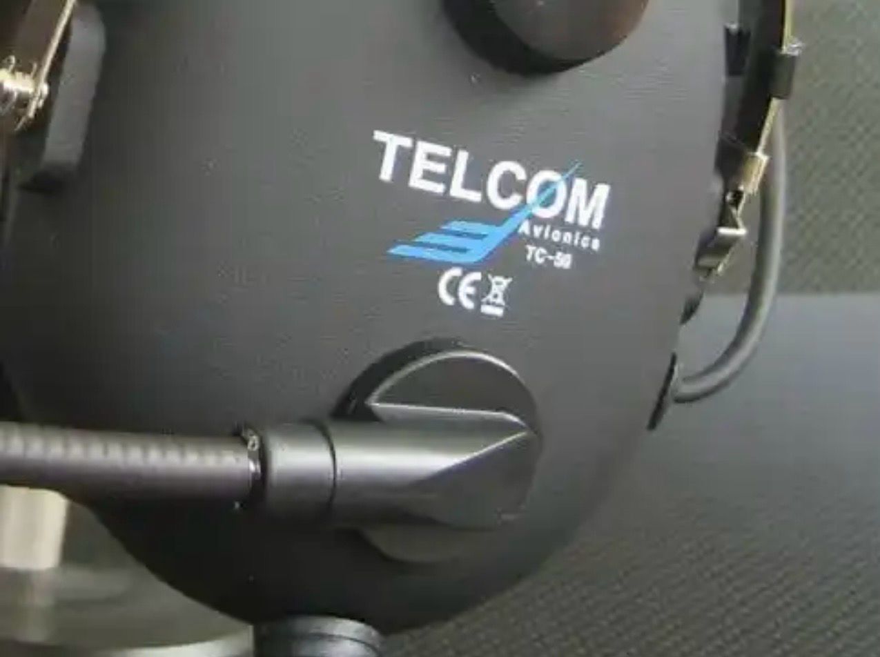 TELCOM TC-50AS aviation headset – premium pilot headset Germany