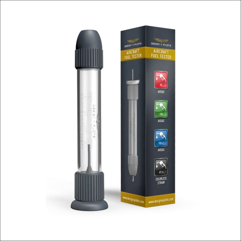 Aircraft Fuel Tester with screwdriver bits – universal fuel tester