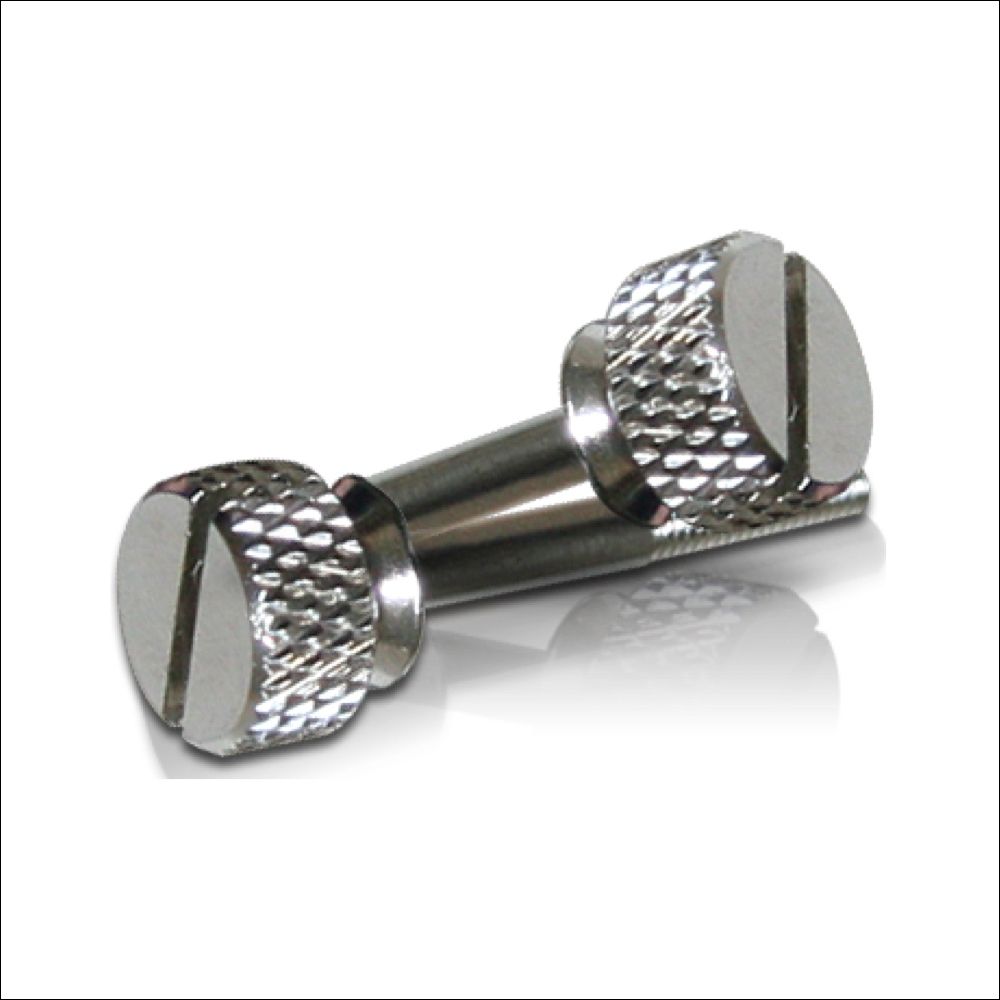 Chrome adjustment screw for headset microphone boom – BanAir Pilotshop