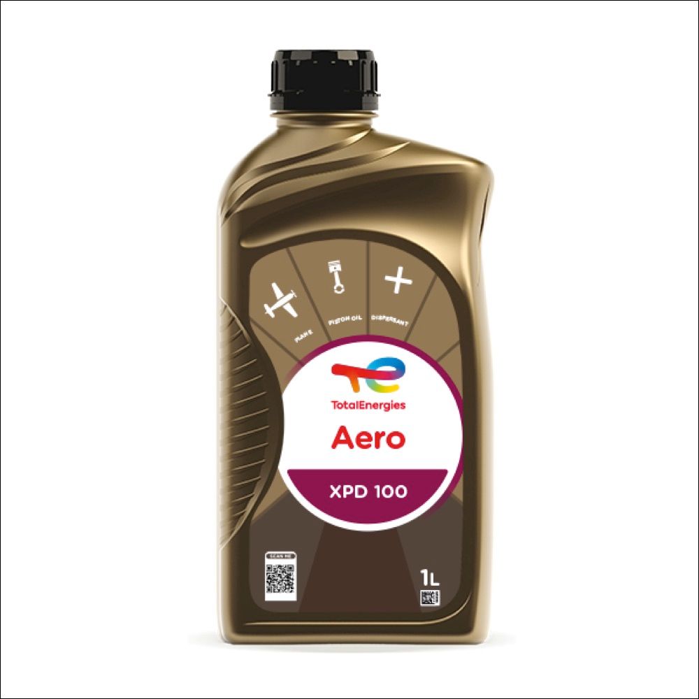 1 liter TotalEnergies Aero XPD 100 oil for aircraft piston engines – BanAir Pilotshop