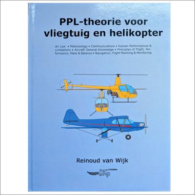 PPL theory book for aeroplane and helicopter – EASA syllabus – pilot training theory