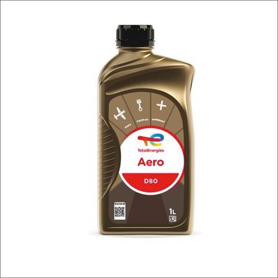 Diverse olie voor vliegtuigen aeroshell en total