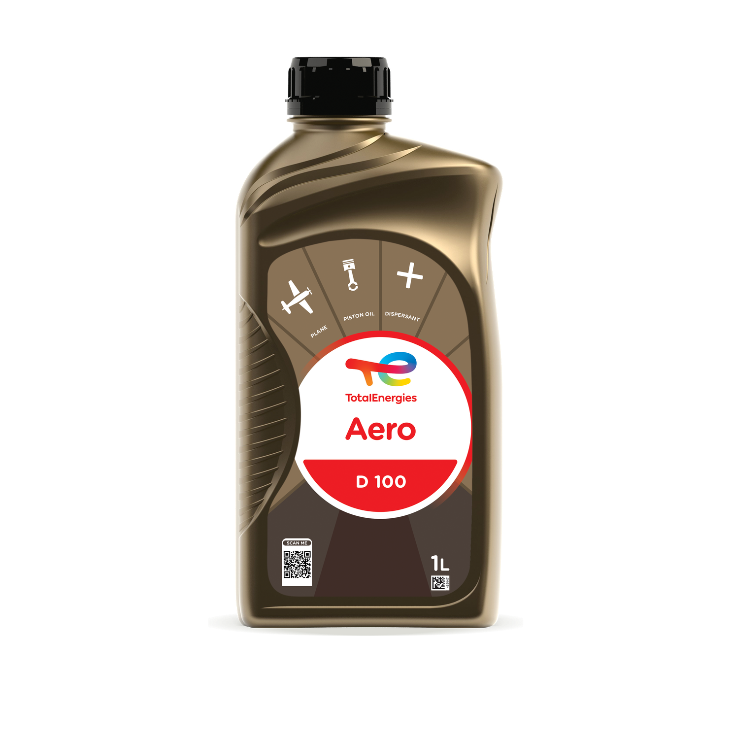 Total AERO 100 – SAE 50 pure mineral oil for aircraft piston engine