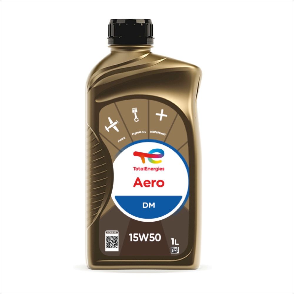 1 liter TotalEnergies Aero DM 15W50 dispersive multigrade oil for aircraft piston engines – BanAir Pilotshop