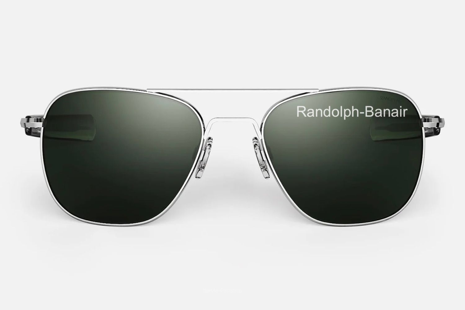 Aviator AF126 Large 58mm sunglasses – Bright Chrome &amp; AGX non-polarized – BanAir Pilotshop