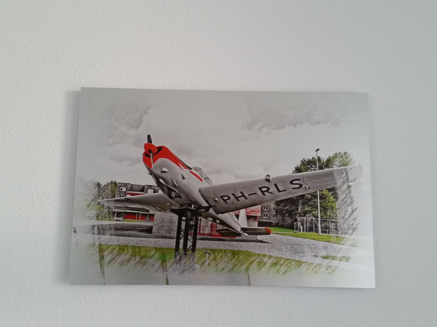 Photo print on aluminum – aviation photo premium quality