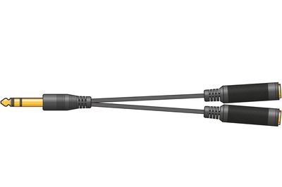 Ground Crew headset splitter – compact splitter for two headsets on one port