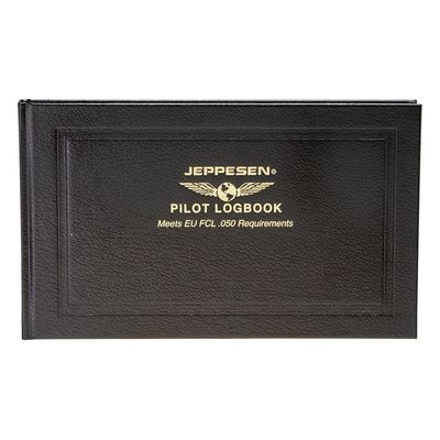 Jeppesen Professional Pilot Logbook black hardcover – professional pilot logbook