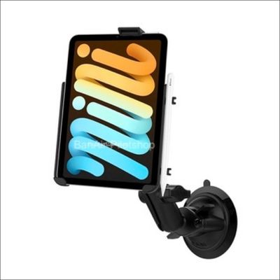 “RAM suction mount for iPad mini 6 – aviation iPad mount with twist-lock”