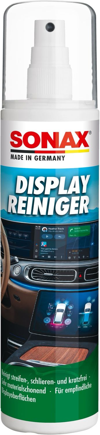 SONAX Display Cleaner – Screen cleaner for touchscreens, plexiglass and piano black surfaces