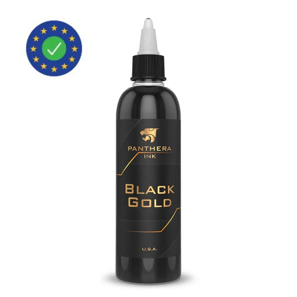Pantera Tattoo Ink Black Gold 5oz