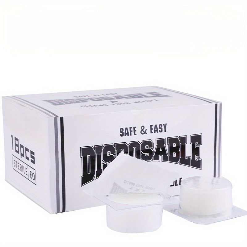 Cleaning Cup - 18pcs White