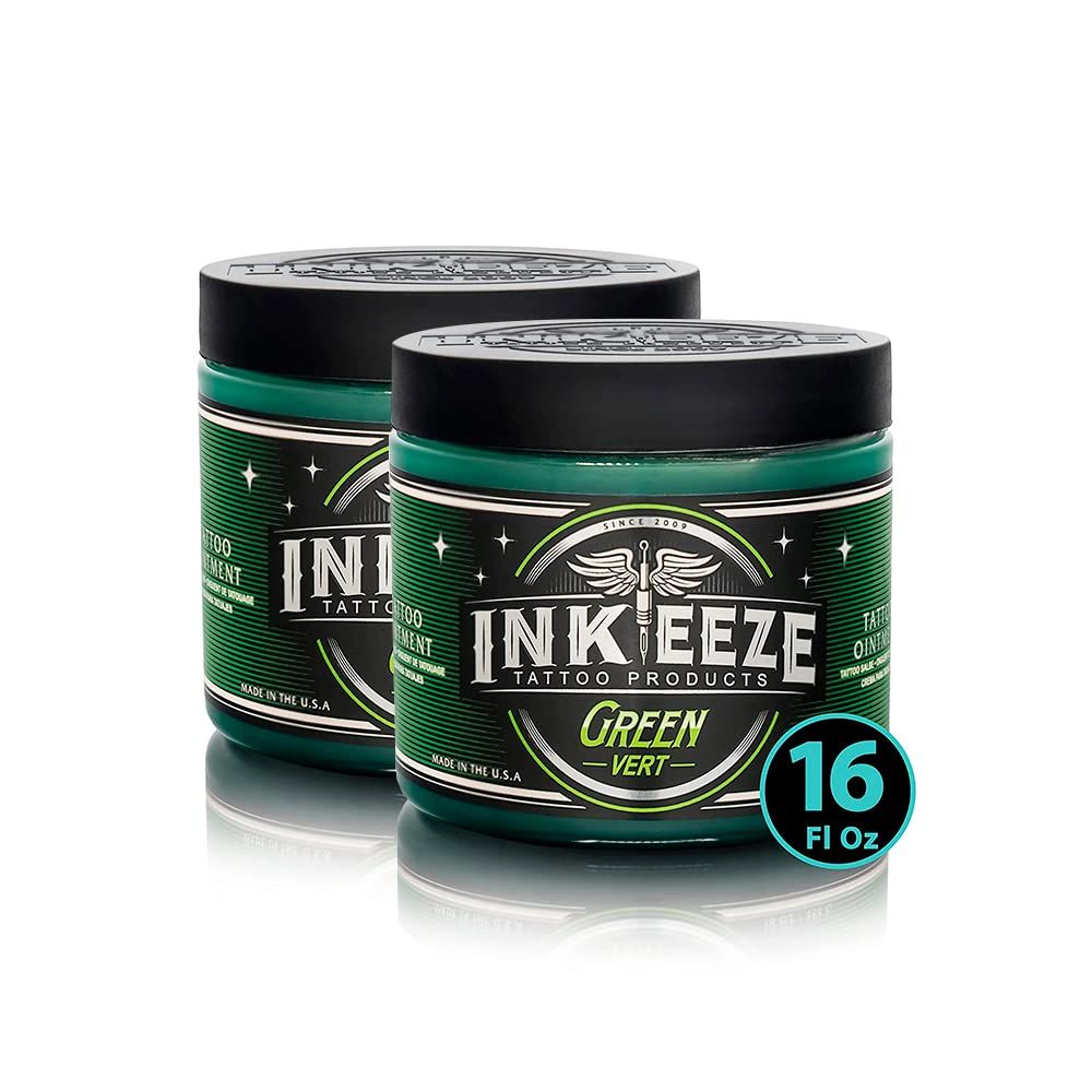 INKEEZE Green Tattoo Ointment 16oz