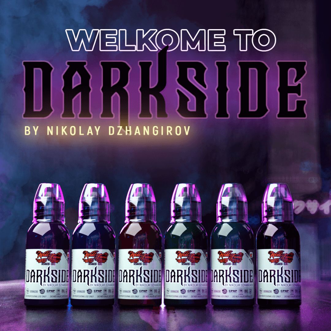 World Famous Tattoo Ink Nikolay Dzhangirov Darkside Set