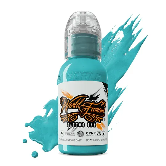 World Famous Tattoo Ink - Barrier Reef Blue
