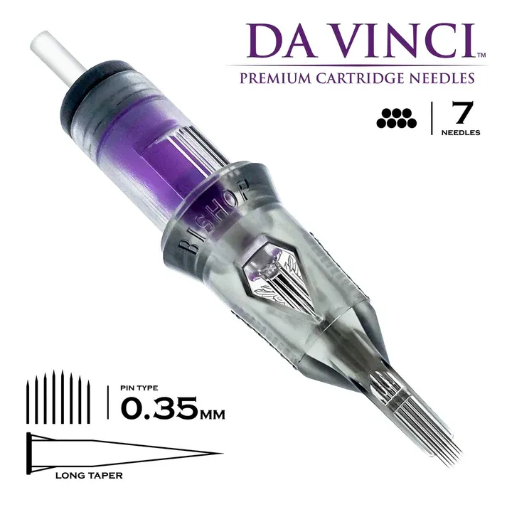 Bishop Da Vinci Tattoo Cartridge Needles - Curved Magnums