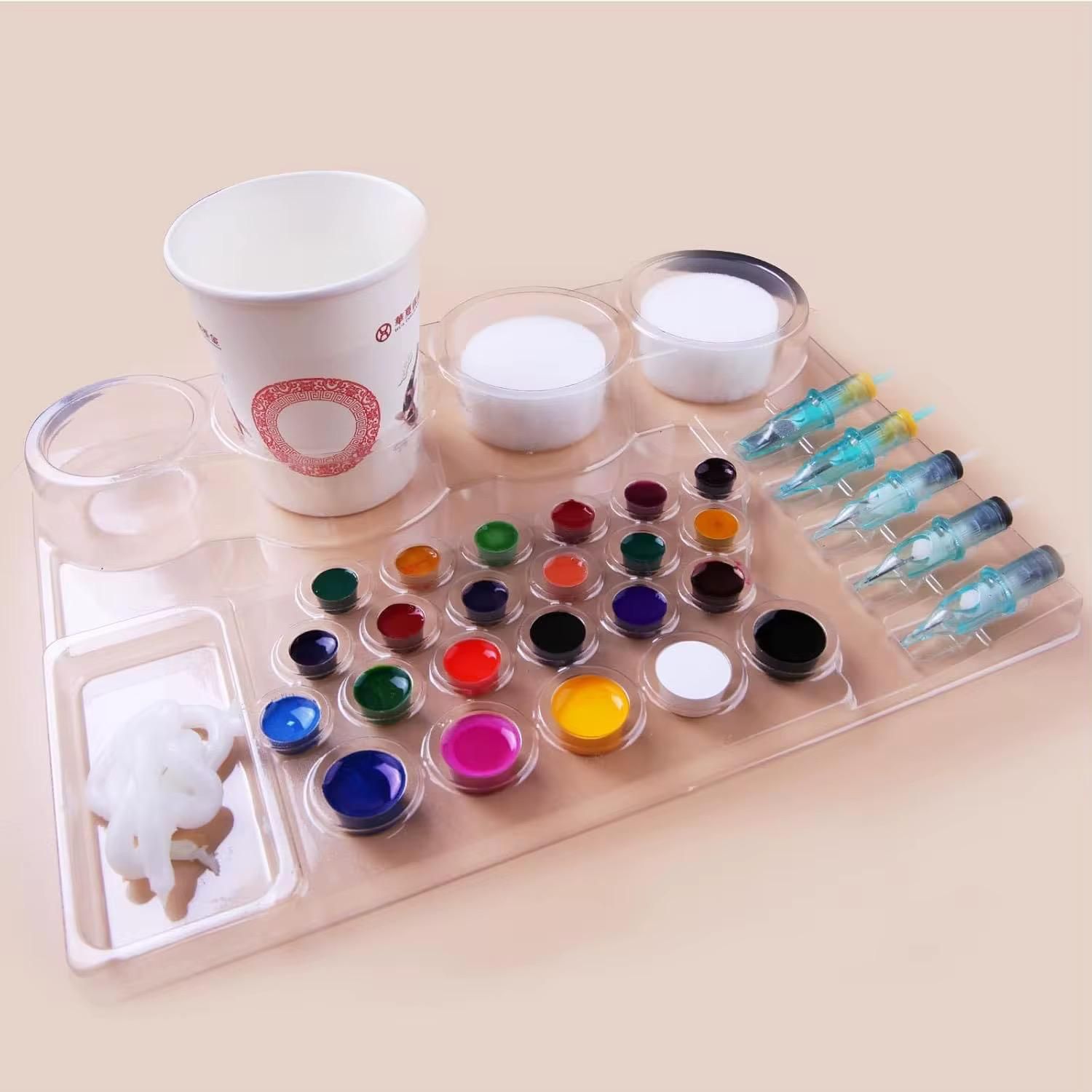 Disposable tattoo trays 24 unit