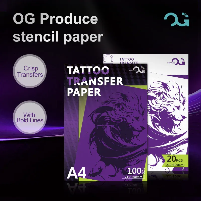 OG Tattoo Stencil Transfer Paper 100pcs OG Tattoo Stencil Transfer Paper 100pcs