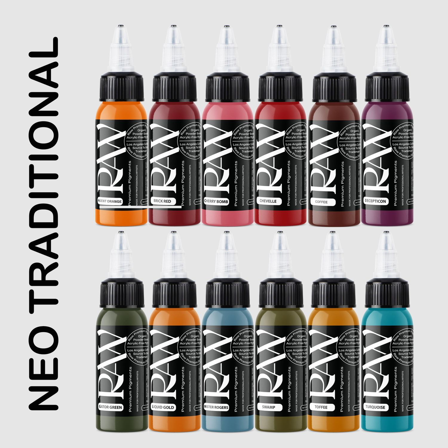 Raw Inks - NEO-TRADITIONAL SET Raw Inks - NEO-TRADITIONAL SET