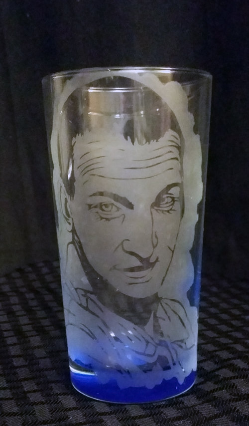 Doctor Who 9th Doctor / Christopher Eccleston Etched Glass CD-003