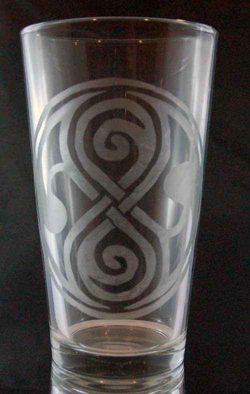 Doctor Who Gallifrey Symbol Etched Glass CD-006