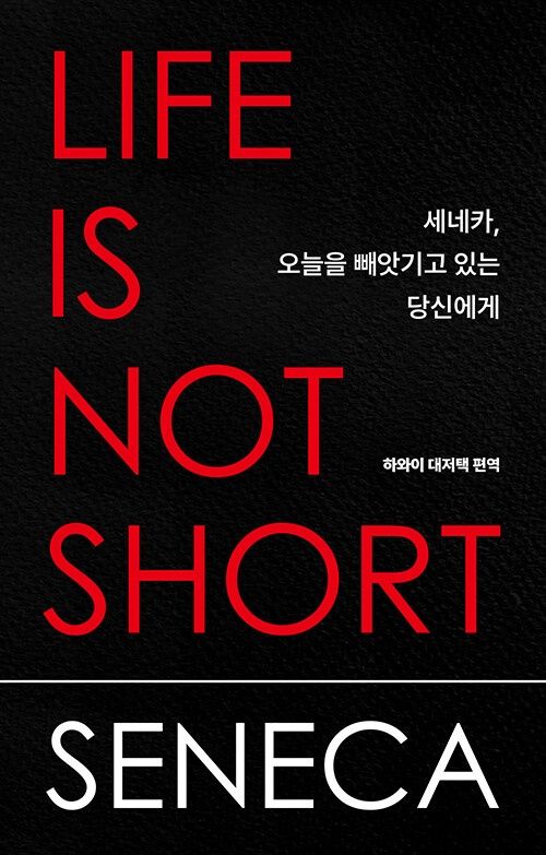 세네카, 오늘을 빼앗기고 있는 당신에게 세네카, 오늘을 빼앗기고 있는 당신에게