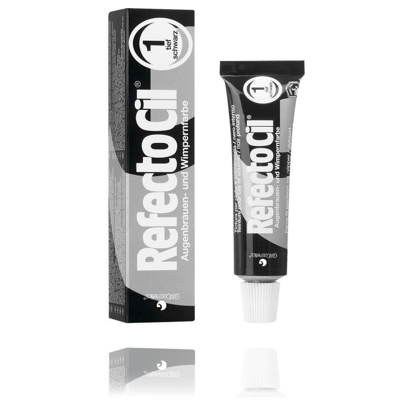 Teinture de Cils et Sourcils 15ml, Couleur: Noir