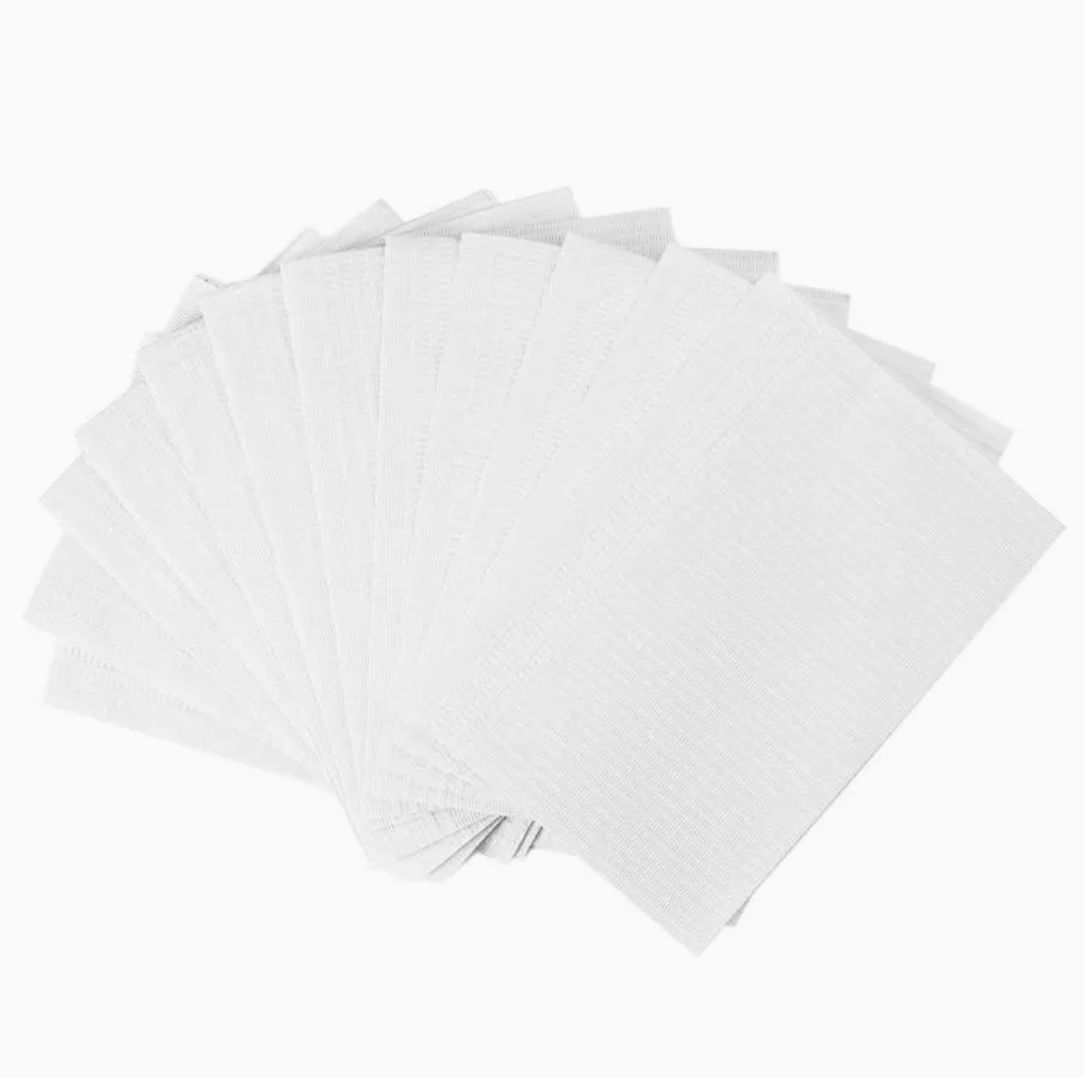Bavette Dentaire (pqt. 500), Couleur: Blanc