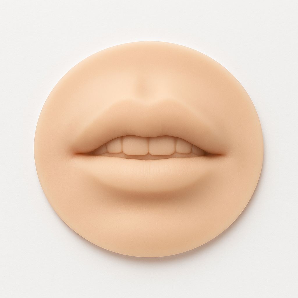 3D Latex Lèvre, Couleur: Light