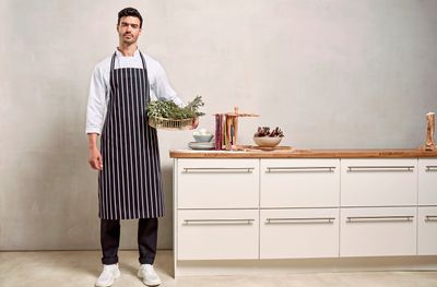 Striped Bib Apron