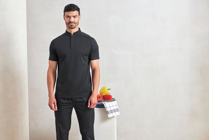 Studded Front Chef's Jacket